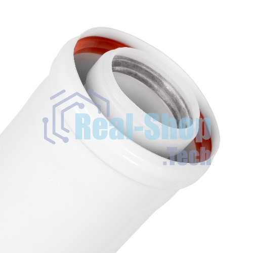 Элемент удлинительный для конденсационных котлов Royal Thermo диам. 60/100L, 1000 мм