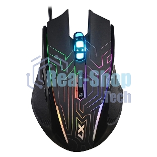 Мышь проводная A4Tech X87 черный, 2400 dpi, USB, кнопки - 8