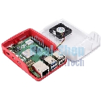 Пластиковый корпус RA795 для Raspberry Pi 5 c активным вентилятором