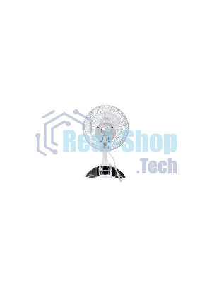 Вентилятор Centek CT-5003 серый/белый, настольный, 20 Вт, 2 скорости, 15 см