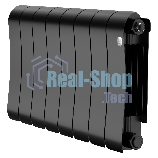 Радиатор биметаллический Royal Thermo Infinity 300 Noir Sable - 8 секц.