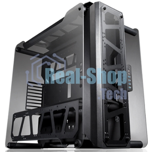 Корпус без блока питания Raijintek ENYO, Full-Tower, TG, no fans, 4xUSB-A 3.0, SSI-EEB, E-ATX, ATX, mATX, mITX Black