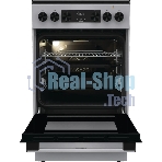 Плита электрическая Gorenje GEC5C41SG серый, конфорок 4 электрических, духовка 70 л, 50 см x 85 см x 59.4 см (без крышки)