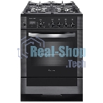 Плита газовая Gefest ПГ 6500-04 0244 черный, конфорок 4 шт, духовка 52 л, 60 см x 85 см x 60 см