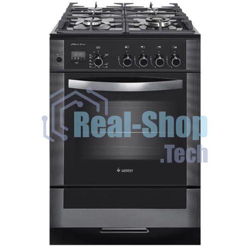 Плита газовая Gefest ПГ 6500-04 0244 черный, конфорок 4 шт, духовка 52 л, 60 см x 85 см x 60 см