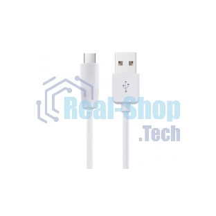 Кабель для зарядки USB - Micro USB, 1m. белый