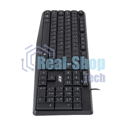 Клавиатура проводная Acer OKW121 (ZL.KBDEE.00B), USB, черный