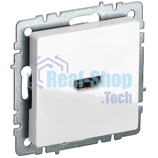 Розетка HDMI IEK BRITE РHDMI-0-БрБ белый