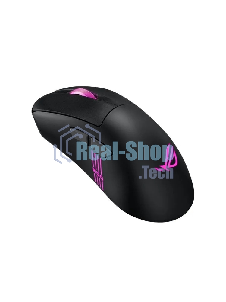Мышь беспроводная/проводная ASUS ROG Keris II Origin чёрный, 42000 dpi, USB Type-A, радиоканал, Bluetooth, кнопки - 5