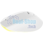 Мышь беспроводная Logitech M330 SILENT PLUS белый, 1000 dpi, радиоканал, USB, кнопки - 3