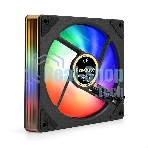 Вентилятор с подсветкой ExeGate EX12025H3P4PPRM-PWM.ARGb (120x120x25, ARGb, Hydraulic bearing (гидродинамический), 4pin + 3pin, 600-1800RPM, 26dBA)