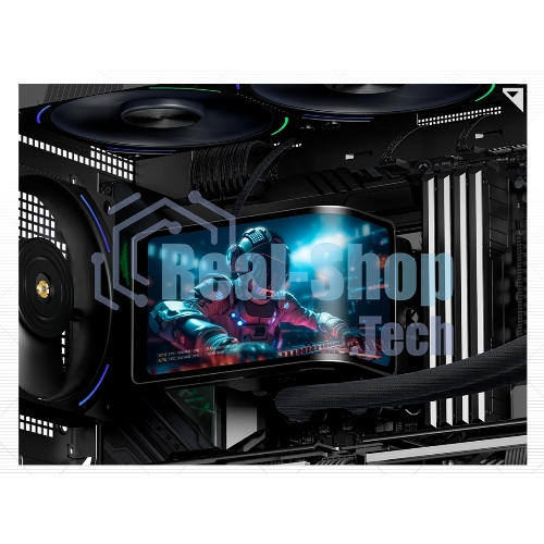 Водяное охлаждение для процессора Thermalright Wonder Vision 360 Turbo (360мм, LED, Black, ARGB/Fans: 3x120мм, 120.38CFM, 44.7dBA, 3000RPM/Pump height 107мм, 6400RPM, Rad thickness 27мм/S: 1700, 1200, 1851, 115X, 2011, 2066, AM5, AM4)