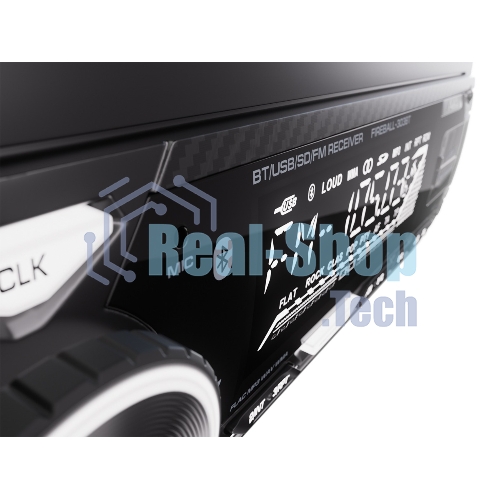 Автомагнитола AURA FIREBALL-303BT, 1 DIN, Bluetooth, USB Type-A, AUX