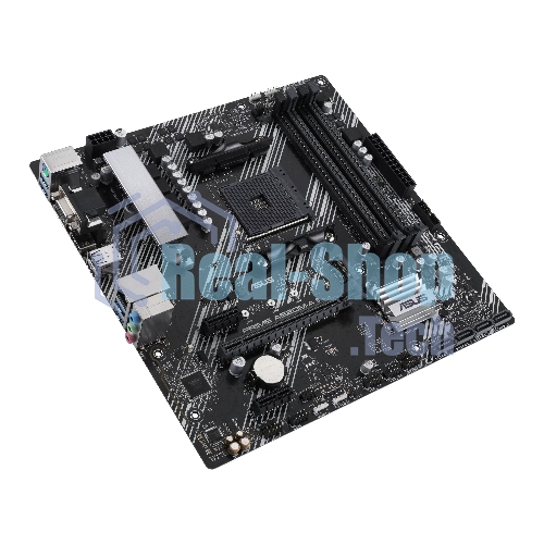 Материнская плата ASUS PRIME A520M-A II/CSM, AM4, AMD A520, 4xDDR4, 4xSATA, 1xM.2, 1xPCI-E 3.0 x16, 2xPCI-E x1, 1xDP, 1xHDMI, 1xVGA, 1x 1Gb LAN, 2xUSB-A 2.0, 4xUSB-A 3.0, 3x3.5 мм, 7.1, mATX