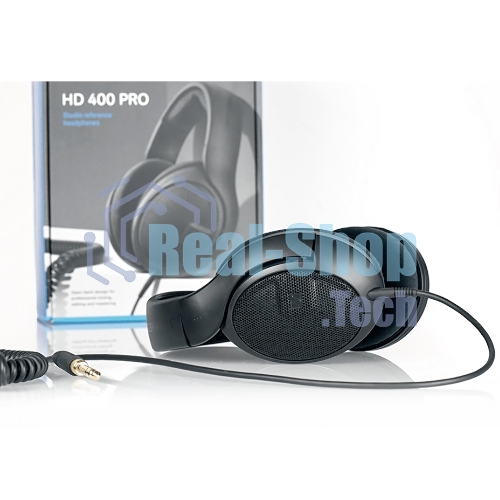 Проводные наушники Sennheiser HD 400 PRO черный, полноразмерные, Jack 3.5/6.3 мм