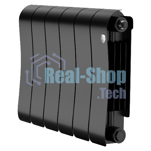 Радиатор биметаллический Royal Thermo Infinity 300 Noir Sable - 6 секц.
