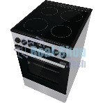 Плита электрическая Gorenje GEC5C41SG серый, конфорок 4 электрических, духовка 70 л, 50 см x 85 см x 59.4 см (без крышки)