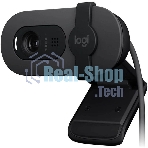 Камера Web Logitech Brio 95 графитовый 2Mpix (1920x1080) USB2.0 с микрофоном для ноутбука (960-001583)