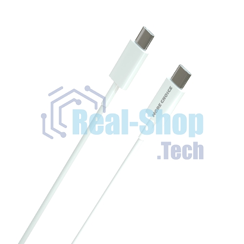 Сетевое зарядное устройство MORE CHOICE (4610196408915) NC60a 1USB-C 3.0A PD 20W быстрая зарядка для Type-C, белый