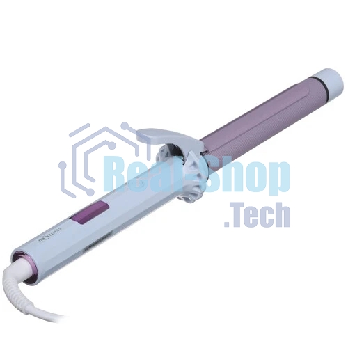 Щипцы для завивки волос Centek CT-2096 белый/сиреневый, 25 мм, 210 °C, 5 режимов
