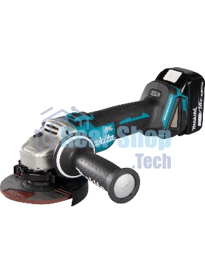 Углошлифовальная машина Makita DGA504RT 8500об/мин рез.шпин.:M14 d=125мм жестк.кейс