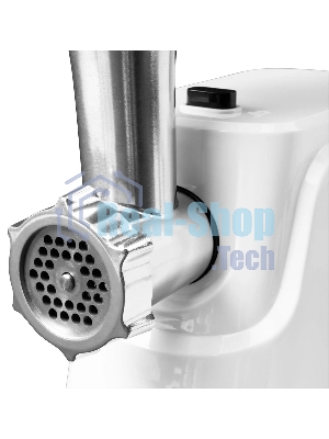 Мясорубка электрическая Starwind SMG3120 белый, 1500 Вт, 2.0 кг/мин, реверс, защита от перегрузки, насадки - 5