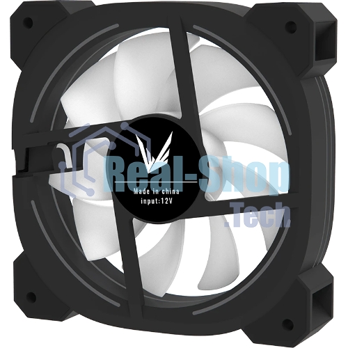 Вентилятор для корпуса Formula Nulight 12BK RGb 120х120x25 черный 3-pin 4-pin (Molex) 19.06дБ (NULIGHT 12BK FR) Ret