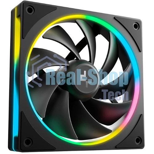 Вентилятор для корпуса Deepcool FL12 SE ARGb 120х120x25 черный 4-pin 28.67дБ (упак.:1шт) (R-FL12SE-BKAPN1-G) Ret