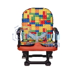 Стульчик для кормления BQ BCH012 LEGO. Стульчик-бустер BQ BCH012. Гипоалергенные безопасные материалы/Съемный чехол из экокожи. Удобный, устойчив к загрязнению и легко моется/Съемная столешница/Безопасность малыша: устойчивая конструкция, нескользящие ножки, надежная фиксация на стуле, разделитель для ног для дополнительной фиксации/4 уровня высоты/Благодаря своей компактности, легкой сборке и наплечной лямке его можно брать с собой на природу, в гости или путешествие
