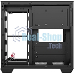 Компьютерный корпус Bloody CC-121 черный без БП mATX 7x120мм 1xUSB 2.0 1xUSB 3.0 audio