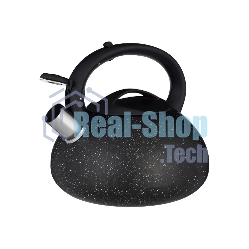 Чайник для плиты AGNESS 907-080 Black Marble нерж. 3 л