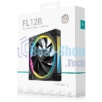 Вентилятор для корпуса Deepcool FL12R Reverse ARGb 120х120x25 черный 4-pin 33.9дБ (R-FL12R-BKAPN1-G)