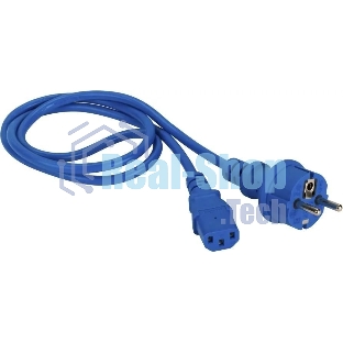 Шнур питания Lanmaster LAN-PP13/SH-7.0-BL C13-Schuko проводник.:3x0.75мм2 7м 220В 10А синий