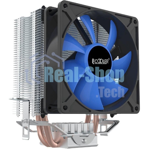 Кулер для процессора PcCooler S93 V2 Soc-AM5/AM4/1200/1700/1851 черный 3-pin 26.4dB Al+Cu 100W Ret (R3-I210WBKNXX-GL)