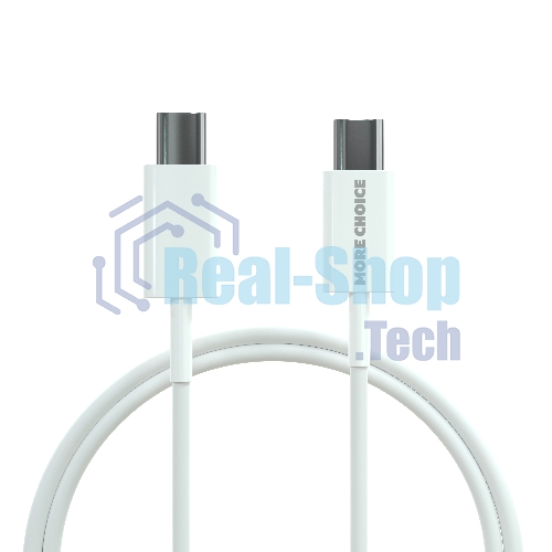 Сетевое зарядное устройство MORE CHOICE (4610196408915) NC60a 1USB-C 3.0A PD 20W быстрая зарядка для Type-C, белый
