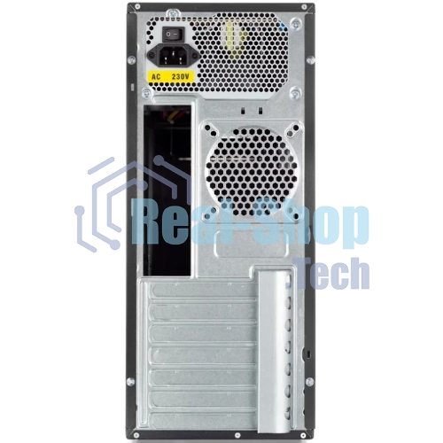 Компьютерный корпус c блоком питания 500 Ватт/Case Foxline FL-302-FZ500R ATX case, black, w/PSU 500W 12cm, w/2xUSB 2.0, w/pwr cord, w/o FAN