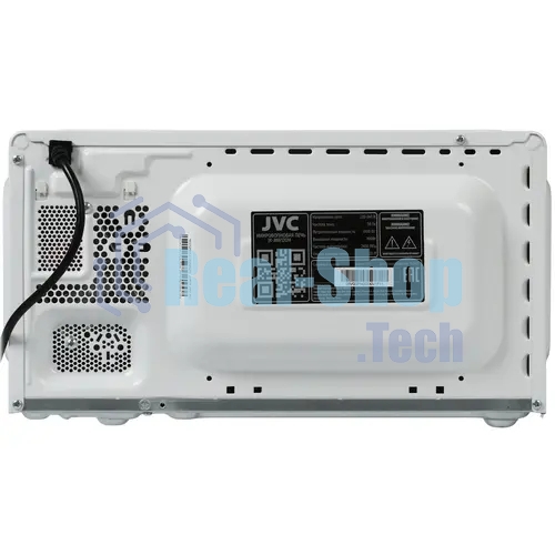 Микроволновая печь JVC JK-MW120M белый, 20 л, 700 Вт, переключатели - поворотный механизм