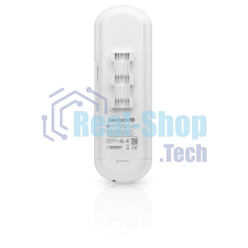 Ubiquiti NS-5AC-EU NanoStation 5AC Точка доступа (AP/CPE), 5 ГГц, airMAX ac, 15 км, MIMO 2х2