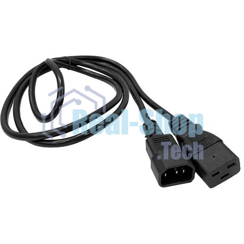 Шнур питания Lanmaster LAN-PP19/14-7.0-BK C19-С14 проводник.:3x0.75мм2 7м 220В 10А черный