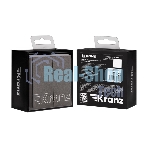 Выключатель Kranz STRONG 2 кл с подсветкой 10А с/у графит