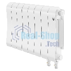 Радиатор биметаллический Royal Thermo Infinity 300 Bianco Traffico VR80 - 8 секц.