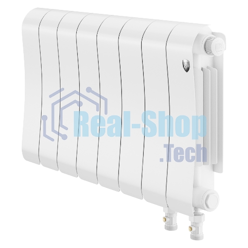 Радиатор биметаллический Royal Thermo Infinity 300 Bianco Traffico VR80 - 8 секц.