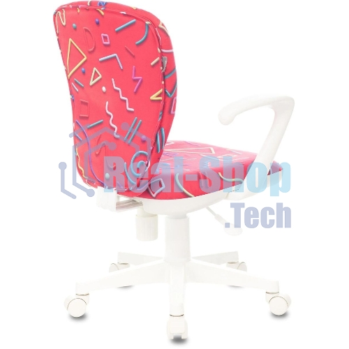 Кресло Бюрократ KD-W10AXSN малиновый, ткань, 120 кг