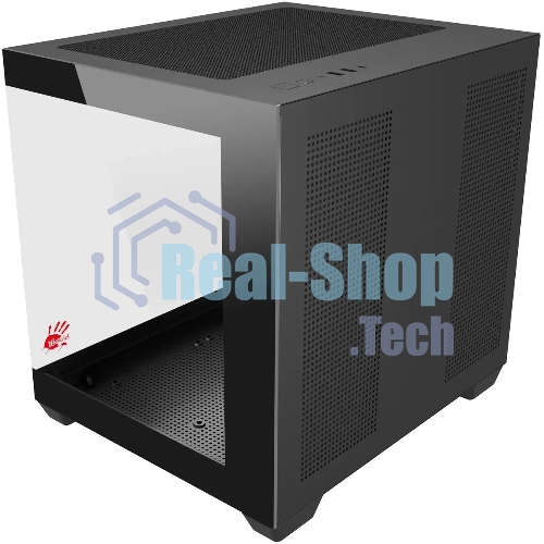 Компьютерный корпус Bloody CC-121 черный без БП mATX 7x120мм 1xUSB 2.0 1xUSB 3.0 audio