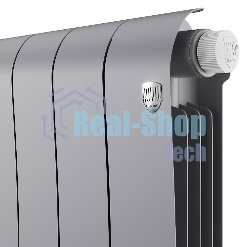 Радиатор биметаллический Royal Thermo Infinity 300 Silver Satin VR80 - 8 секц.