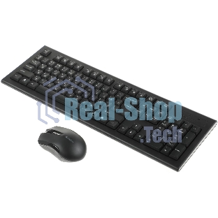 Комплект клавиатура+мышь A4Tech 3000NS беспроводной, USB, 1200 DPI, чёрный