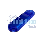 Флешка USB Maxvi P1 32Gb USB 2.0 blue, монолит с колпачком, ABS пластик