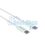 Сетевое зарядное устройство MORE CHOICE (4610196408915) NC60a 1USB-C 3.0A PD 20W быстрая зарядка для Type-C, белый