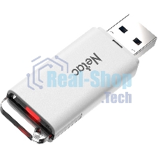 Флешка USB Netac U185 белый USB 3.0 Flash 32Gb, NT03U185N-032G-32WH, LED индикатор
