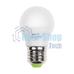 Лампа светодиодная JazzWay PLED-ECO-G45 5Вт шар 4000К белый E27 400лм 220-240В